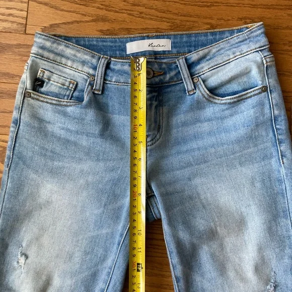 KanCan Light Wash Denim Jeans-size 7/27 - Picture 4 of 8